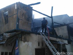 2 Rumah di Makassar Terbakar, Diduga karena Anak Main Korek Api