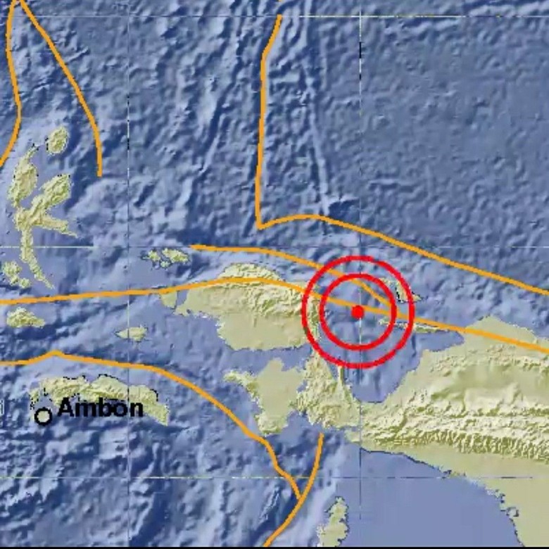 Gempa 5,3 SR Guncang Papua, Tak Berpotensi Tsunami