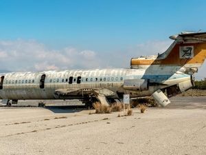 Penampakan Bandara Mati Gara-gara Invasi Turki