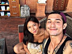 Miller Khan Belum Serius Pacaran dengan Nathalie Stephens