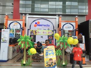 Gaet Pelanggan, Nexmedia Berbagi Alat Elektronik di Jakarta Fair 2018 Gaet Pelanggan, Nexmedia Berbagi Alat Elektronik di Jakarta Fair 2018