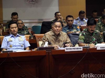 Menhan, Panglima TNI dan DPR Rapat Bahas Anggaran