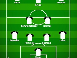 Ini formasi dasar Jerman di final Piala Dunia 2014. Mario Goetze saat itu menjadi pahlawan kemenangan dengan gol tunggal ke gawang Argentina saat extra time usai masuk menggantikan Miroslav Klose. (Foto: buildlineup.com)