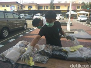 Motor, Pisau-Lakban, Ini Bukti Pembunuhan Rika Karina dalam Kardus Motor, Pisau-Lakban, Ini Bukti Pembunuhan Rika Karina dalam Kardus
