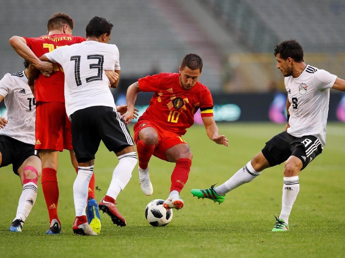 Belgia menang 3-0 atas Mesir. (Foto: Francois Lenoir/Reuters)