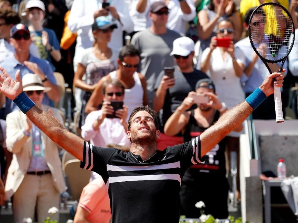 Tumpas Cilic, Del Potro Tantang Nadal Tumpas Cilic, Del Potro Tantang Nadal