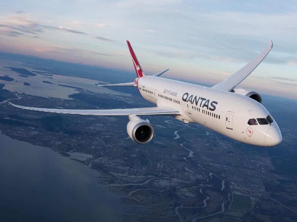 Qantas Pangkas Penerbangan ke Asia Terkait Corona, Rp 1,4 T Hilang Qantas Pangkas Penerbangan ke Asia Terkait Corona, Rp 1,4 T Hilang