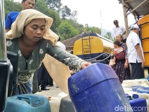 Kekeringan 3 Desa di Lereng Penanggungan, Ribuan Jiwa Kesulitan Air