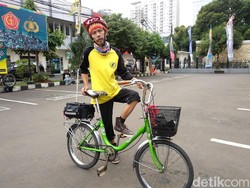 Gokil! Mudik Jakarta-Kebumen Naik Sepeda Mini Harga Rp 120 Ribu
