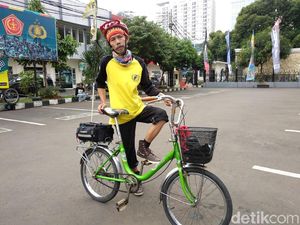 Gokil! Mudik Jakarta-Kebumen Naik Sepeda Mini Harga Rp 120 Ribu Gokil! Mudik Jakarta-Kebumen Naik Sepeda Mini Harga Rp 120 Ribu