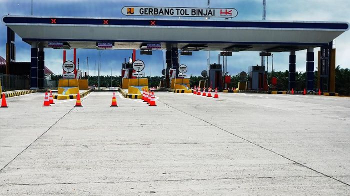 Tol Medan-Binjai juga sudah siap dilalui dengan total keseluruhan sepanjang 13,2 km yang terdiri atas 2,7 km jalur fungsional di seksi 1 dari Helvetia sampai Jalan Veteran.Foto: Dok. PT Hutama Karya (Persero)