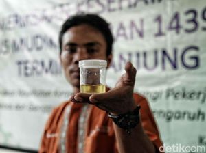 Sopir Bus AKAP Jalani Tes Kesehatan di Terminal Tanjung Priok