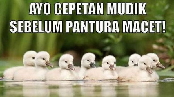 Jelang Libur Lebaran, Meme Mudik Ini Jadi Hiburan