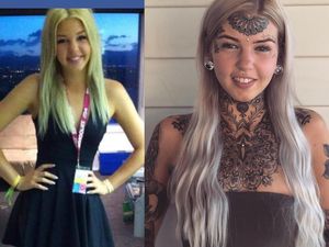 Foto: Si Cantik Bermata Biru dan Lidah Terbelah Dua