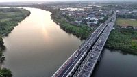 Alhamdulillah, Jembatan Babat yang Sempat Putus Kini Tersambung
