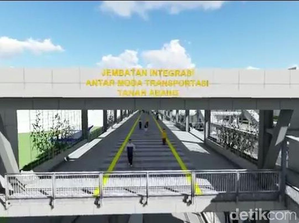 Pengerjaan Sky Bridge Tanah Abang Dimulai Hari Ini Pengerjaan Sky Bridge Tanah Abang Dimulai Hari Ini