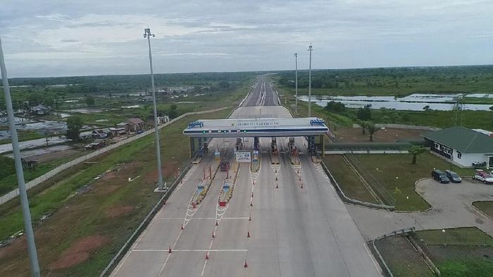 tol Palembang-Indralaya total keseluruhan yang dapat dilalui pemudik adalah sepanjang 22 km yang terbagi atas 15 km jalur fungsional, yakni seksi Pemulutan ke simpang susun KTM dan simpang susun Pemulutan menuju Indralaya. Foto: Dok. PT Hutama Karya (Persero)