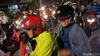 Potret Gatot Nurmantyo Naik Motor Pulang dari Kenduri Cinta