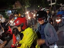Potret Gatot Nurmantyo Naik Motor Pulang dari Kenduri Cinta