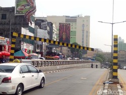 Ditabrak Truk, Portal Pembatas Tinggi di Underpass Tanah Abang Rusak Lagi
