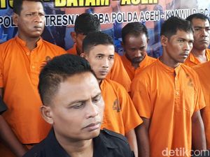 Dor! Bokong ABK Sindikat Sabu 99 Kg di Aceh Ditembak Polisi