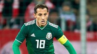 Andres Guardado punya 144 caps bersama timnas Meksiko. Dia akan menjadi kapten tim di Piala Dunia 2018. (Foto: Adam Nurkiewicz/Getty Images)
