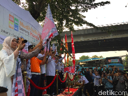 Menhub Budi Karya Sumadi Lepas Ribuan Pemudik Honda