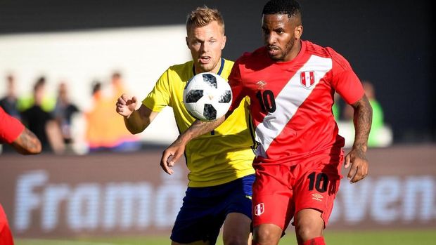 Timnas Swedia ditahan imbang tanpa gol oleh Peru. (