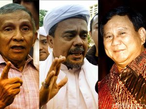 Kandidat Lawan Jokowi: Prabowo, Habib Rizieq Hingga Amien Rais