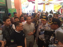 Sandi Cek Kesiapan Arus Mudik di Terminal Kampung Rambutan