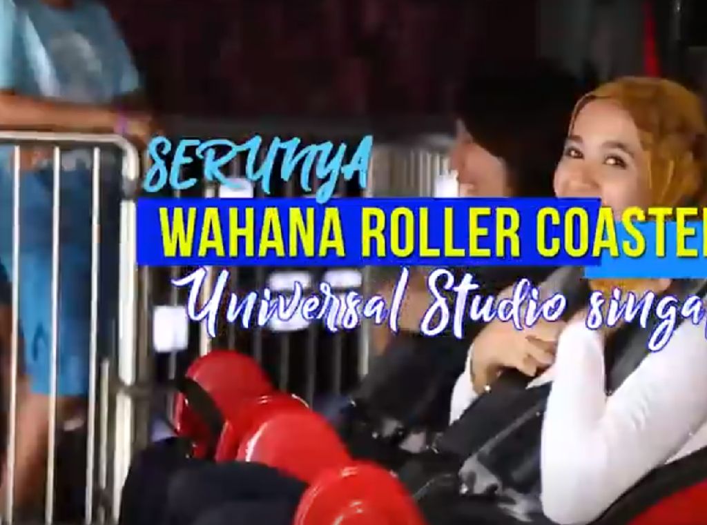 Menguji adrenalin wahana Roller Coaster di Universal Studio Singapura