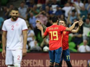 Iago Aspas Menangkan Spanyol atas Tunisia