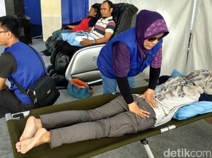 Di Kebumen, Pemudik Bisa Nikmati Pijat Gratis Hingga Karaoke