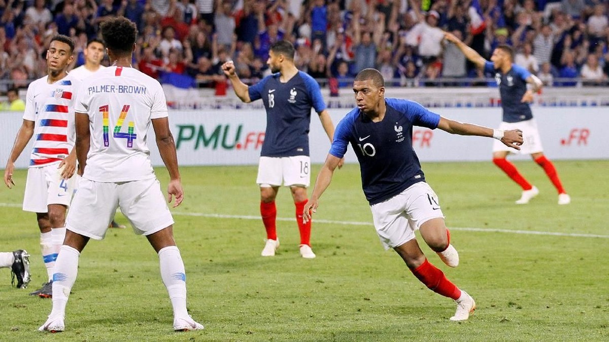 Prancis diimbangi Amerika Serikat 1-1 dalam pertandingan uji coba jelang Piala Dunia 2018 (Foto: Emmanuel Foudrot/Reuters)