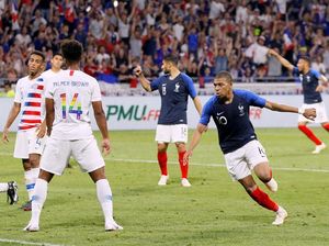 Prancis Diimbangi Amerika 1-1