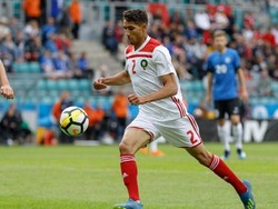 3. Achraf Hakimi. Bek kanan berusia 19 tahun ini lahir di Madrid, Spanyol pada 4 November 1998. Hakimi menjadi pemain termuda yang tampil di La Liga musim ini (bersama Real Madrid). Ia sudah punya 10 caps bersama timnas senior Maroko, negara orang tuanya. (Foto: Jarek Joepera/AFP)