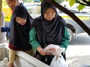 Bazar Murah di Sukabumi, 3 Kuintal Daging Habis Dalam 2 Jam