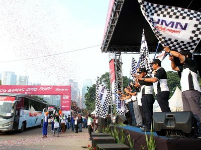 200 Bus Mudik Gratis BRI Diberangkatkan