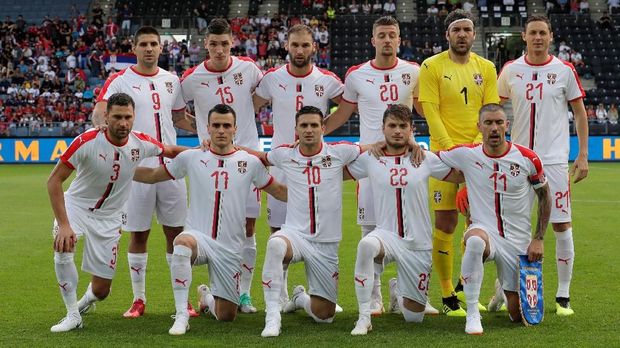 Timnas Serbia punya sejumlah pemain bintang macam Nemanja Matic.