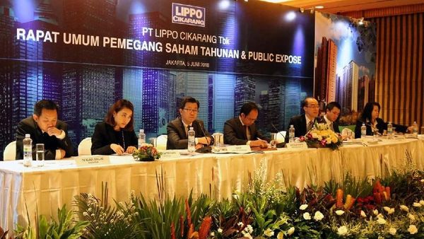 Lippo Cikarang Umumkan Hasil RUPST