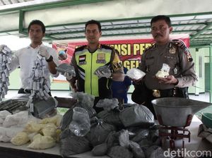 Polres Magelang Amankan 80 Kg Bahan Petasan Siap Edar