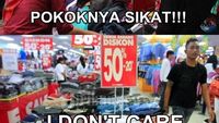 Meme Kocak Pemburu Diskon Baju Lebaran