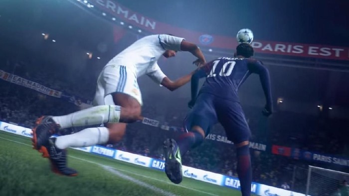 FIFA 19 akan meniadakan taktik parkir bus yang sudah disematkan sejak FIFA 15. (Foto: YouTube/EA Sports) FIFA 19 akan meniadakan taktik parkir bus yang sudah disematkan sejak FIFA 15. (Foto: YouTube/EA Sports)