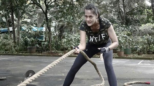 Dipamerkan Baim Wong di IG, Ini Paula Verhoeven yang Doyan Olahraga