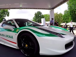 Ferrari 458 Spider Bekas Mafia Jadi Mobil Polisi