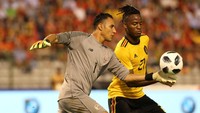 Belgia selanjutnya akan memainkan laga perdana di Piala Dunia 2018 melawan Panama di penyisihan Grup G pada 18 Juni. Foto: Francois Walschaerts/Reuters