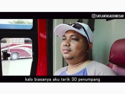 Sindiran Lucu untuk Sopir Bus yang Kejar Setoran saat Lebaran