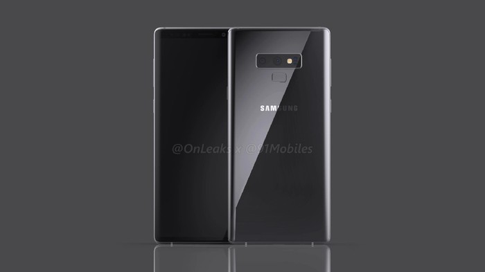 Bocoran tampang Note 9. Foto: @onleaks