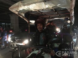 Mudik Gunakan Motor Gerobak, Hati-hati Pak!
