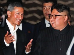 Media Korut Sebut Kim Jong Un Terkesan dengan Kebersihan Singapura